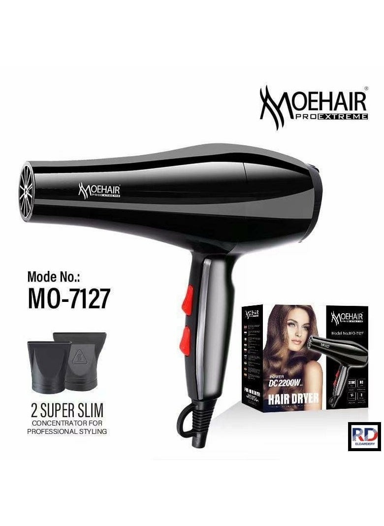 MOHAIR - For beautiful hair every day, try the MO-7127 2200 W hair dryer. - Image 1