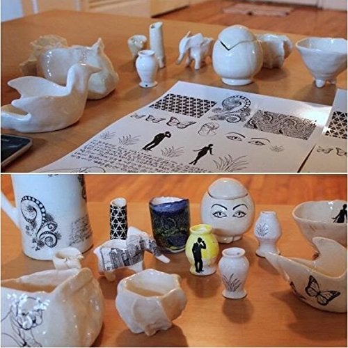 Rolurious Waterslide Decal Paper 20 Sheets Inkjet Clear Printable A4 Size Transparent Water Slide Transfer for Tumblers Mugs Glasses Wood - Image 4