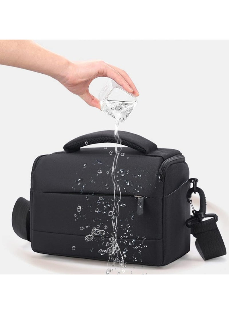 KCDMBUE DSLR Camera Shoulder Bag Waterproof Portable Anti-Shock Digital Camera Case,Single Shoulder Camera Bag, Adjustable Shoulder Strap Compatible Protector for Camera Lens and Accessories  - Image 2