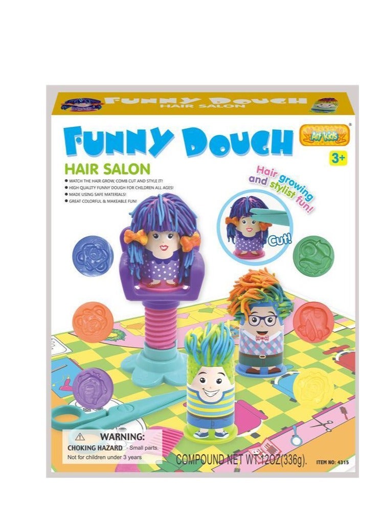 صالون شعر العجين المضحك للأطفال من آرت كيدز