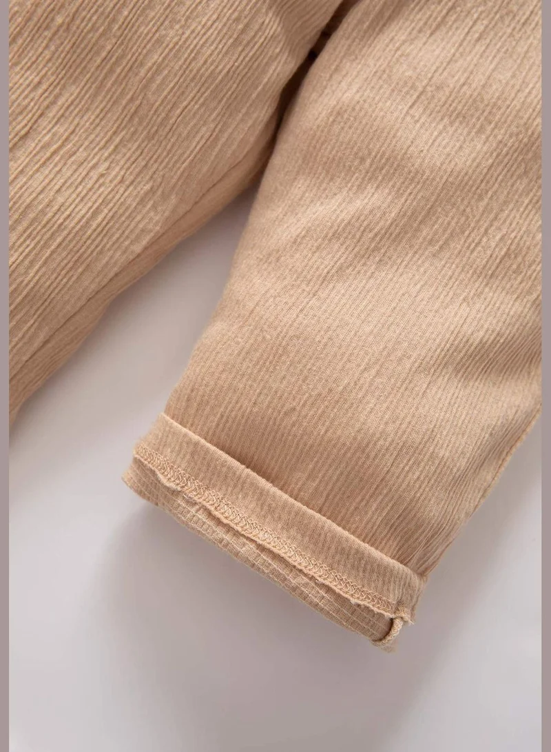 ديفاكتو BabyBoy Sleeveless Knitted Overalls