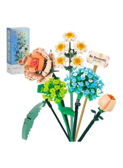 Flower Bouquet Building Blocks, Mini Bouquet Building Sets, Flower Building Blocks, Artificial Flowers Building Toys, DIY Decoration Home, Botanical Collection Not Compatible with Lego(680pcs)
