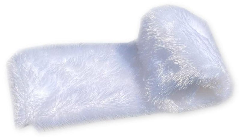 frilt 1/2 Meter Super Soft Fur Fabric for Photoshoot, Soft Toys, Costume, Decoration and Dress Making (Breadth 38 Inch and Length 32 Inch) (White) - Image 1