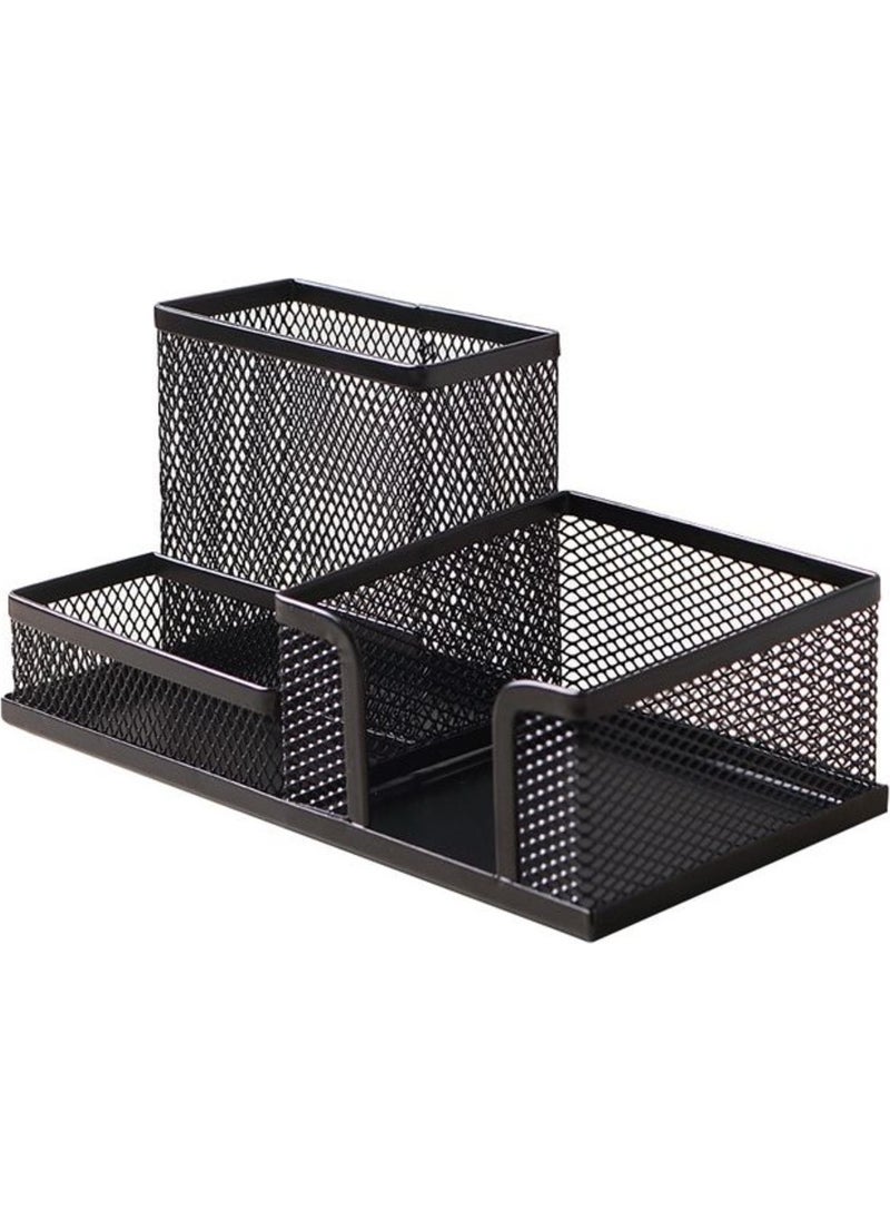 Bigpoint طقم معدني مثقوب 3 مقصورات أسود  - Image 3