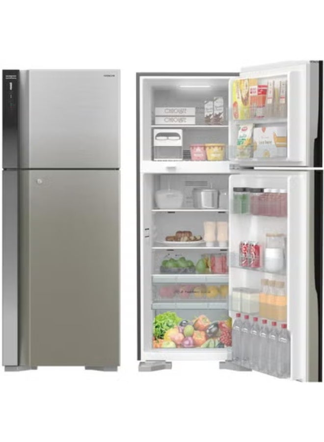Hitachi Top Mount Refrigerator 655 L Gross / 450 L Net with Inverter Compressor and Touch Screen Control - Premium Silver RV655PUK0K4PSV Premium Silver - Image 2
