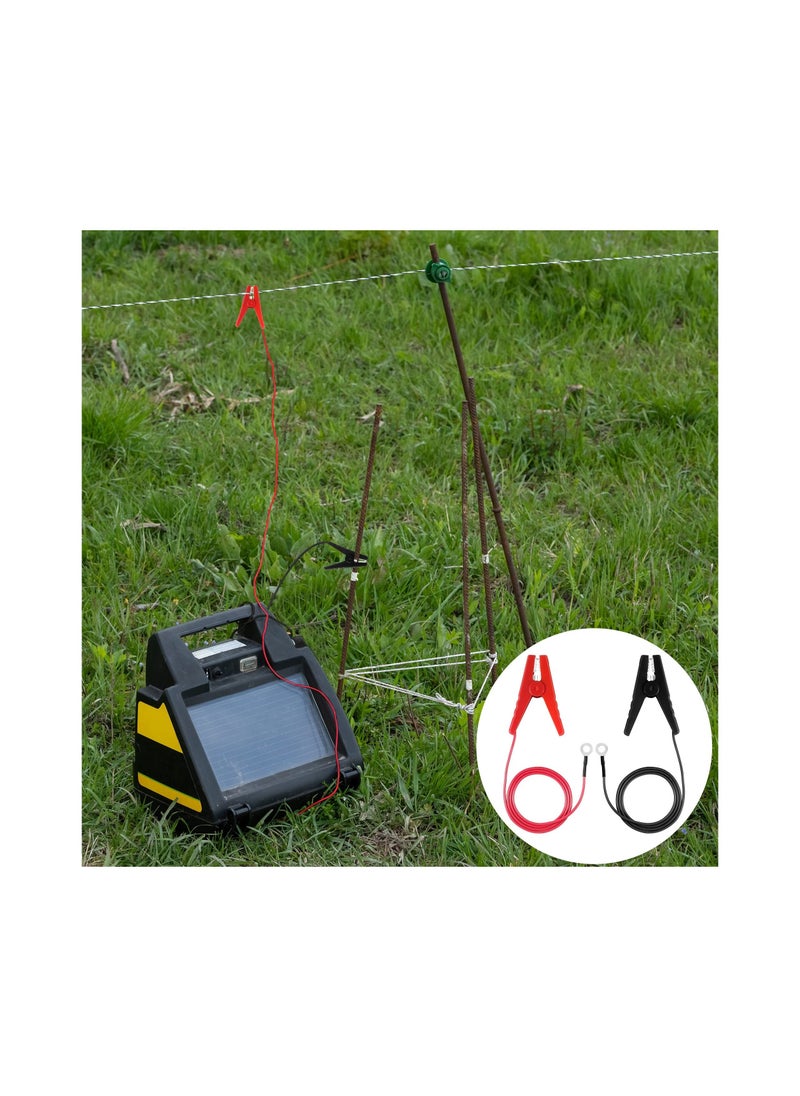 Y&D Electric Fence Energizer, Wire Connect the Energizer and Charger, Solar Powered Fence, Lead with Alligator Clip, 3Ft  - Image 5