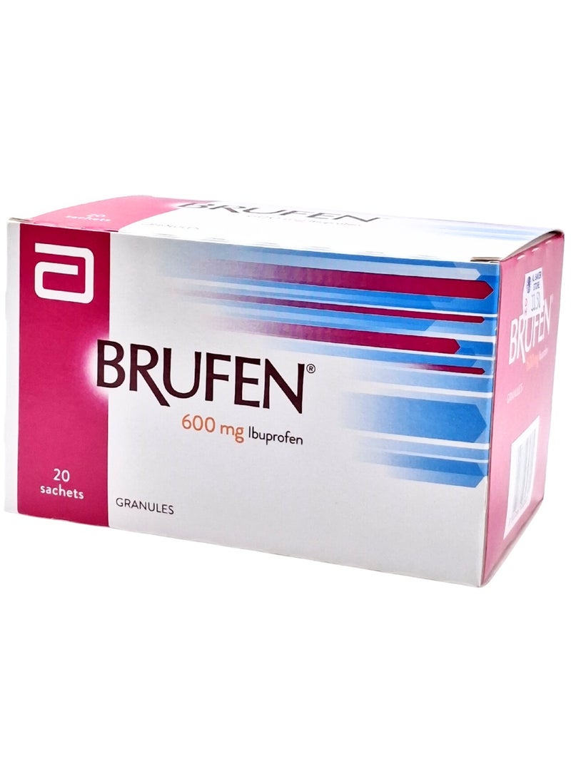 بروفين أكياس بروفين 600 مجم 20 (معتدلة إلى شديدة لتخفيف الآلام والالتهابات)