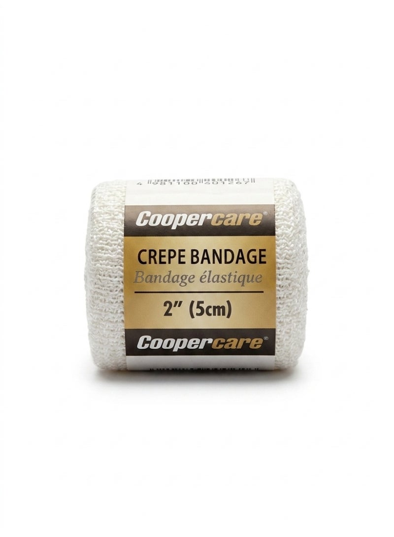 Coopercare Beige Elastic Crepe Bandage, 5cm, 1 Piece
