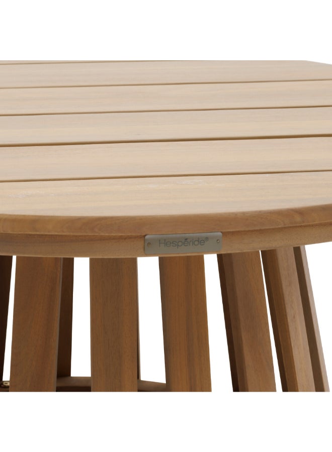 Hesperide Osuna Round Acacia Garden Side Table Brown 80 x 40 cm 205183 - Image 2