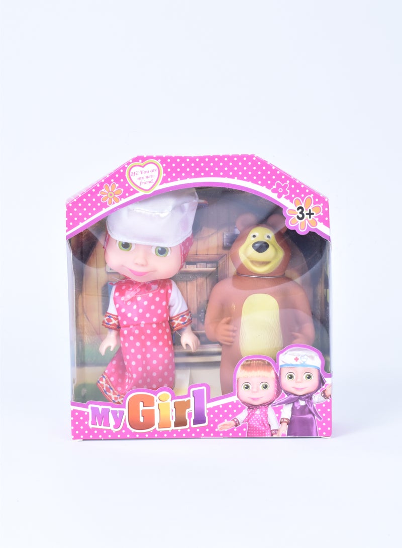 Masha and the Bear Doll Two Pieces  - Image 1