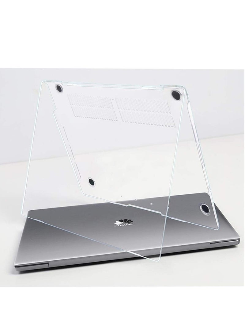 Hard Shell Case Protective Snap On Cover Compatible with Huawei MateBook Plastic Hard Shell Laptop Case Cover (Crystal Clear for MateBook D14 (2023/2024)) - Image 2