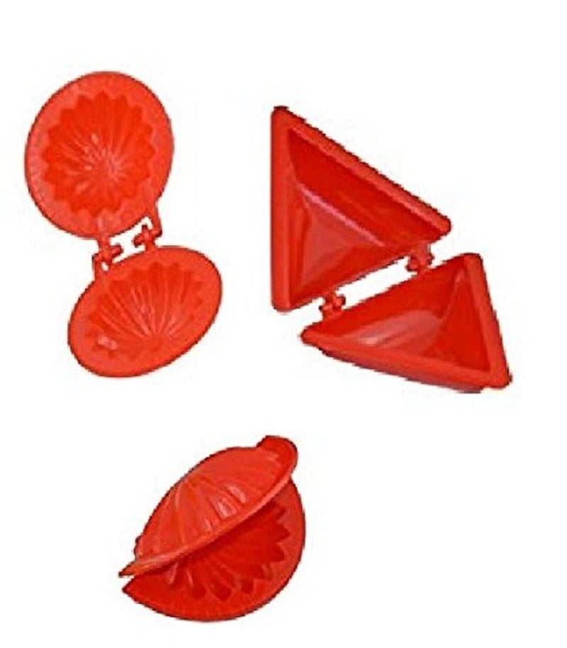 PARAM Param Samosa Kachuri MakerCutletModak Gujiya Pie Mould Maker Kitchen Tool Set of 3  - Image 5