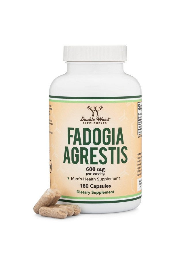 فادوجيا أجريستيس 600 ملغ لكل حصة (180 كبسولة) مستخلص قوي لدعم الأداء الرياضي (تم اختباره من قبل جهة خارجية، غير معدل وراثيًا، نباتي، خالٍ من الغلوتين) من شركة دبل وود - Image 1