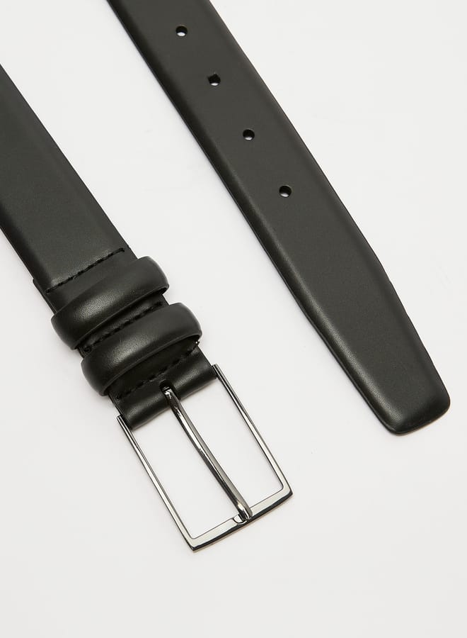 دوتشيني حزام خصر رجالي سادة بإبزيم دبوس - Image 3