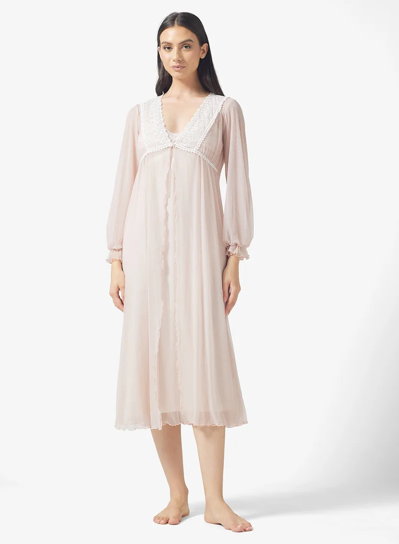 Khizana Night Slip Dress With Robe