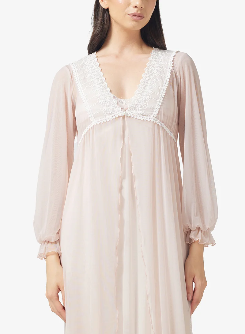 Khizana Night Slip Dress With Robe