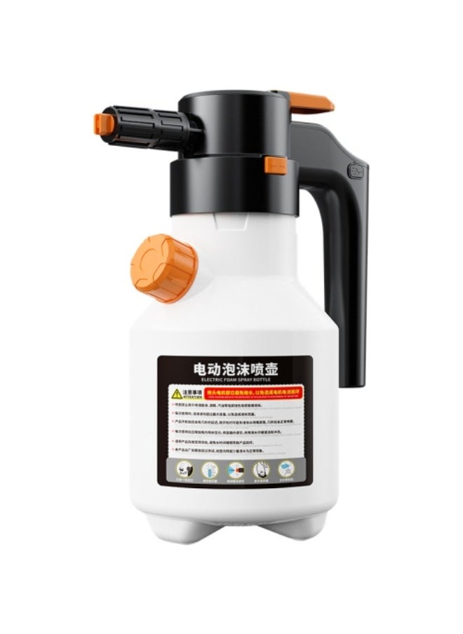 Generic Electric Foam Sprayer Car Wash Watering Can Corrosion Resistant Durable Foam Cleaner 2L  - Image 1