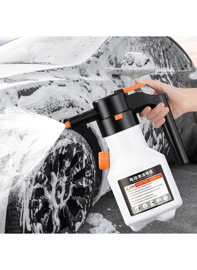 Generic Electric Foam Sprayer Car Wash Watering Can Corrosion Resistant Durable Foam Cleaner 2L  - Image 2