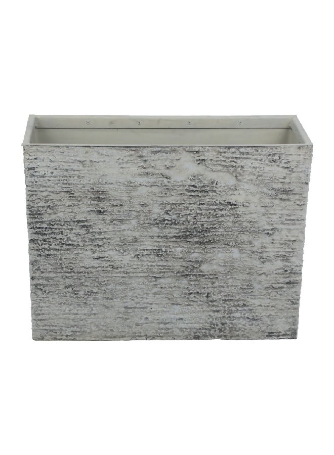 serene Bellan Durable Weathered Rock Fiberglass Planter Grey 45 x 60.5 x 25 cm SL6163C - Image 1