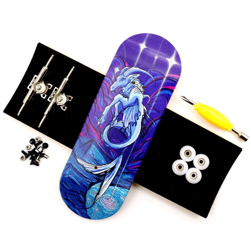 RACOFSB 32mm Pro Fingerboard 12 Constellation Series Wooden Finger Board Capricorn - Image 2