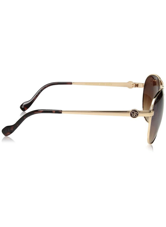 Jessica Simpson نظارات شمسية معدنية كلاسيكية للنساء J5596 مع حماية UV400 نظارات رائعة للنساء 60 مم - Image 3