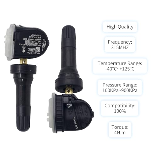 HANSHUO TPMS Sensor, 315MHZ Tire Pressure Monitor Sensors for Ford Fusion Lincoln, Ford Expedition Fusion F-Series SD, Lincoln MKC MKZ, Navigator HC3T1A180AB.(TPMS-HC3T) - Image 3