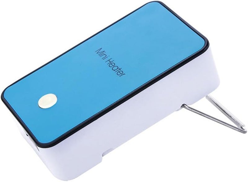 YOUCIDI Safety Energy-saving Heater Mini Portable Room Office Desktop Electric Fan Heater Air Warmer Blue - Image 2