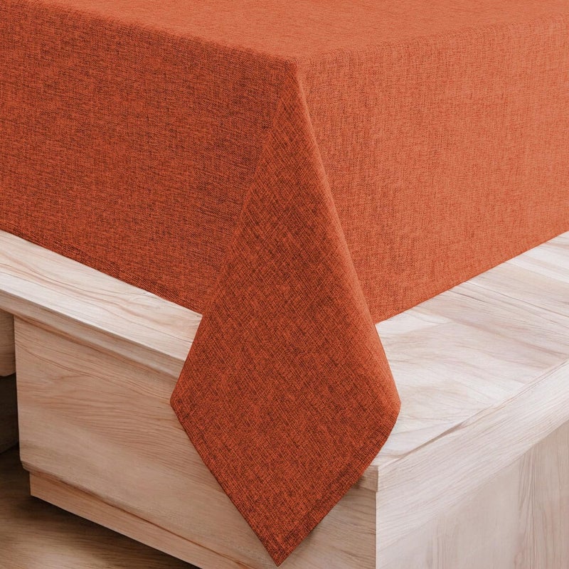 CASANEST Washable Jute Table 24 Seater Cover Pack of 1 Heat Resistant Table Cover for Kitchen TableDining Table Wedding Party 36 x 54 Inches JUTE001 - Image 3