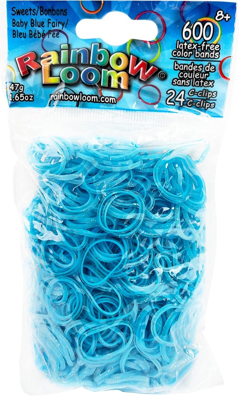 راينبو لووم أشرطة مطاطية بلون أزرق سماوي ناعم من Rainbow Loom - Image 1