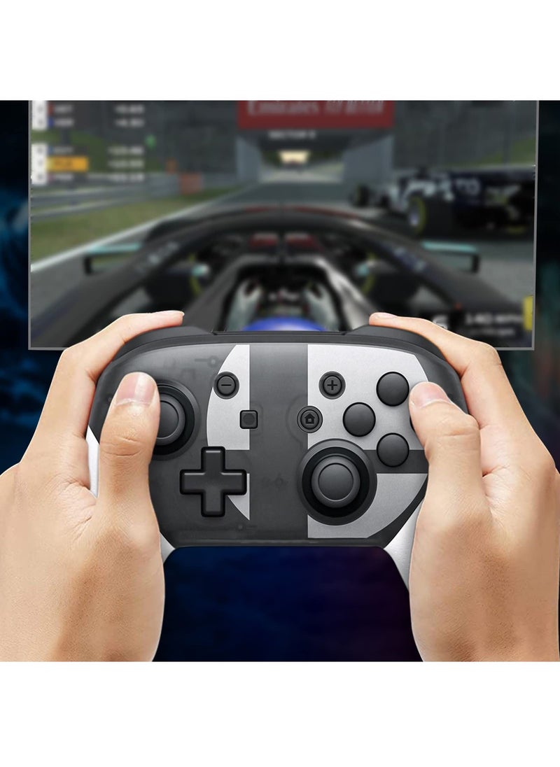 Generic - Nintendo Switch Pro Controller Wireless Compatible with Nintendo Switch Supports Gyro Axis Double Impact - Image 1