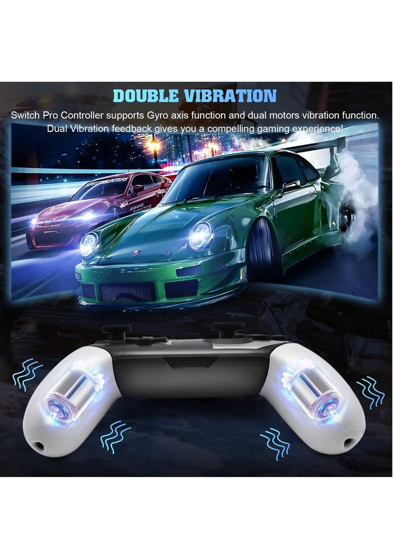Generic - Nintendo Switch Pro Controller Wireless Compatible with Nintendo Switch Supports Gyro Axis Double Impact - Image 1