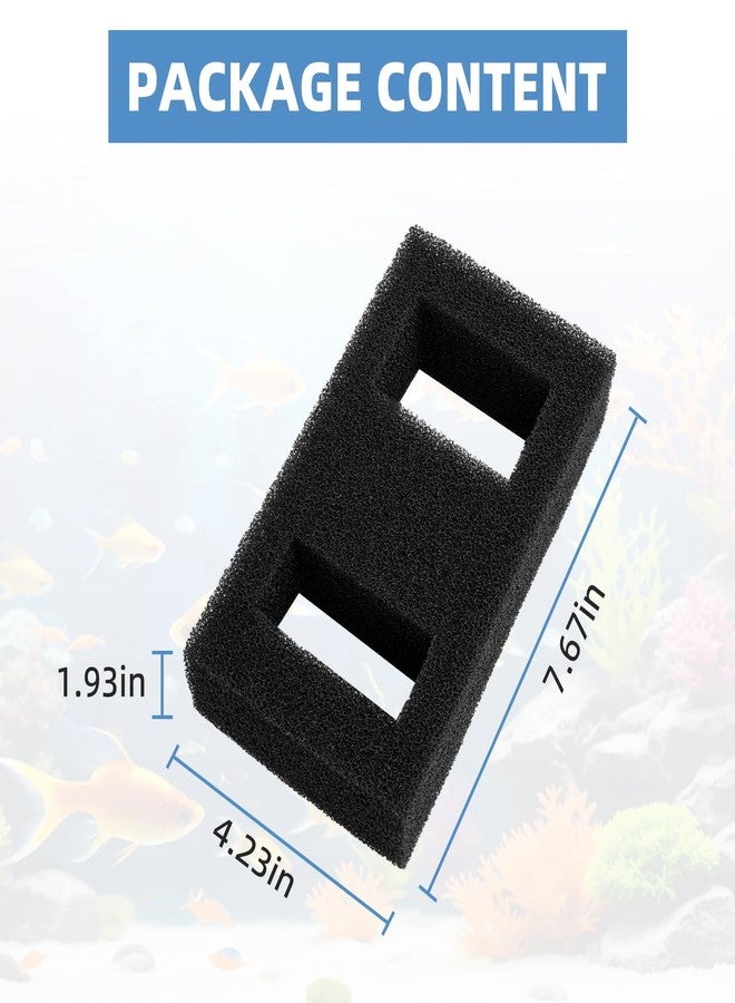 Trdzi Aquarium Filter Media for Fluval SPEC, EVO, Betta and Flex Desktop Aquarium Series - Fish Tank Accessories Includes 2 Carbon Filter Refills, 2 Foam Filter Block(A1376), 2 Ceramic Rings & 2 Filter Cord - Image 2