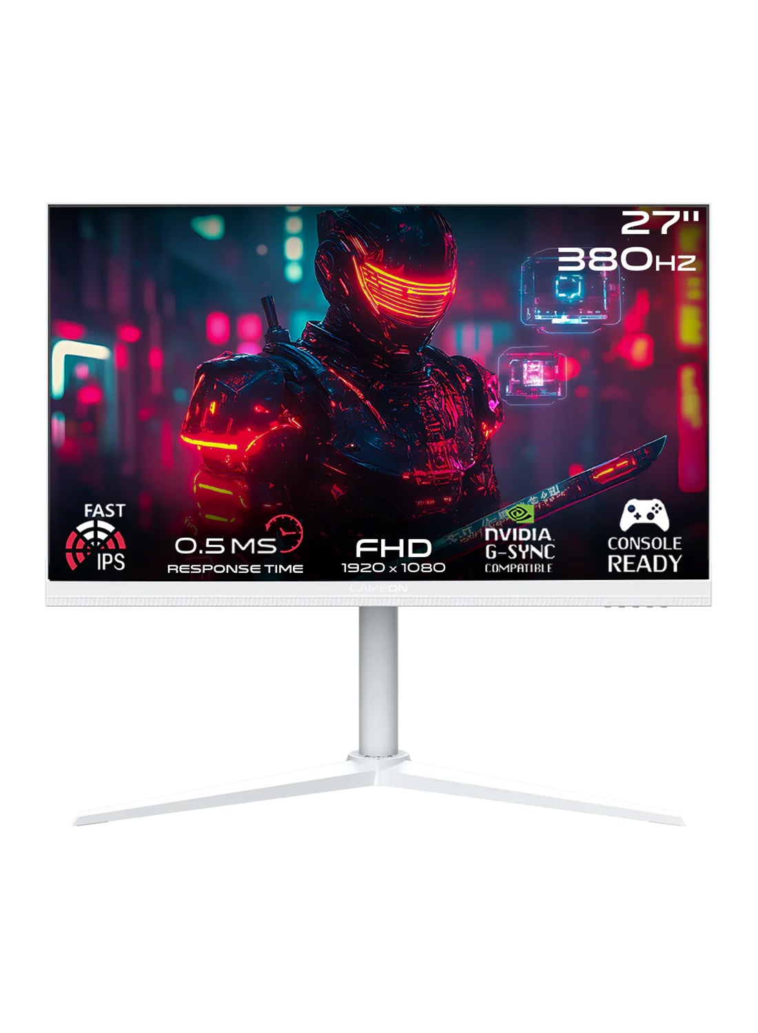 27" Inch Gaming Monitor Artic Pro-Series (1920x1080) FHD Fast IPS, 380Hz Refresh Rate, MPRT 0.5ms Response Time, 2.1 HDMI (Support PS5) GOAP27FHD380IPS | White