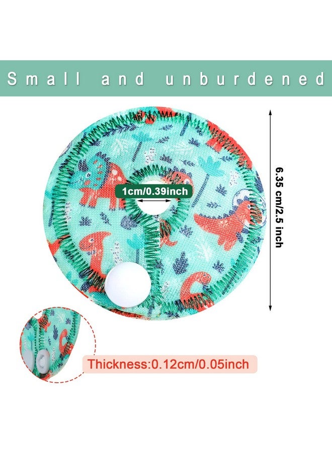 Breling 24 Pack Cotton Pads For Feeding Support Feeding Pads Supplies G Shape Pads Button Covers For Feeding Care (Dinosaur) - Image 4