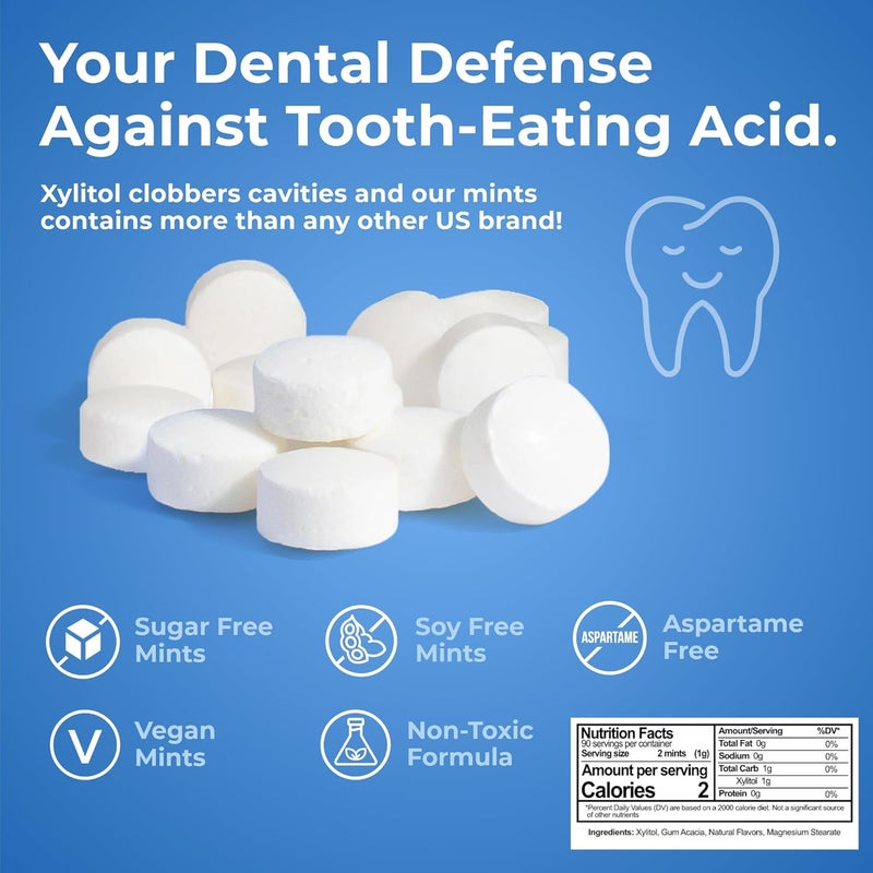 Epic Xylitol Sweetened Breath Mints - Fresh Fruit Flavor - Image 2