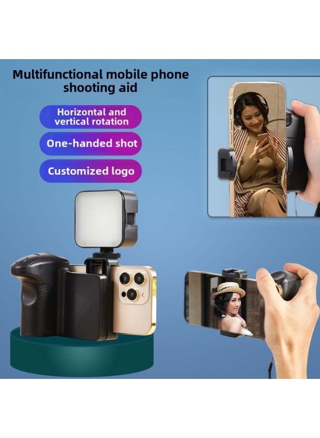 Bluetooth Handle Selfie Remote Controller Mobile Phone Helper Flashlight Mobile Power Gift Plastic Lightweight 230g-Color:Ordinary - Image 1