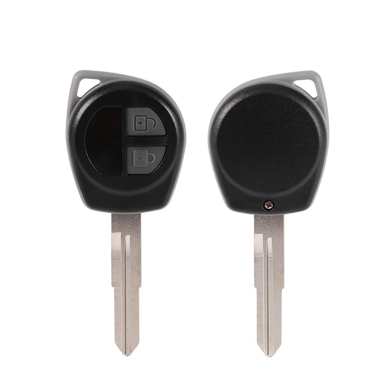 Remote Key Shell: 2 Buttons Durable Rust-Resistant - Easy Component Transfer Car Key Case for Suzuki Vitara Suzuki Swift Owners with Worn Broken Key Fobs - Image 2