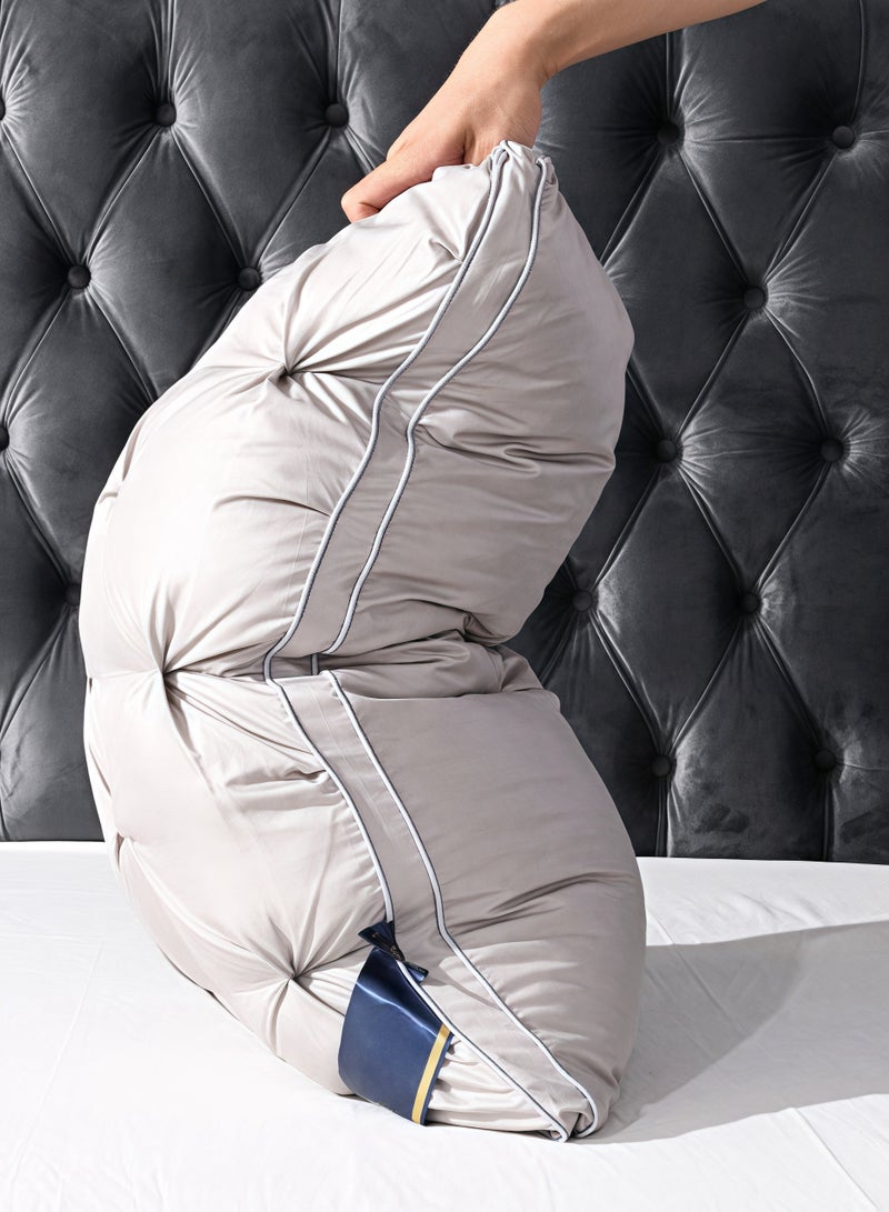 Luxury five-star hotel quality neck pillow - deep sleep neck support, non collapsing high-density polyester filling, allergenic polyester coverage, year-round non collapsing high pillow core, a gift for friends and family  - Image 2