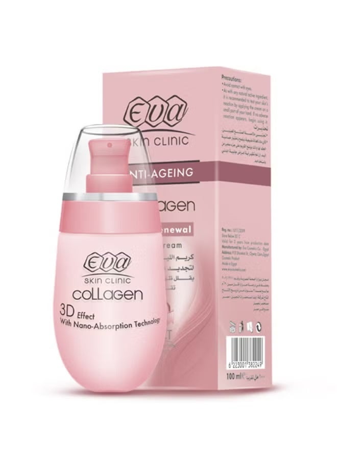 Eva sSkin Clinic Anti-Ageing Collagen Hand Renewal Night Cream 100ml - Image 1