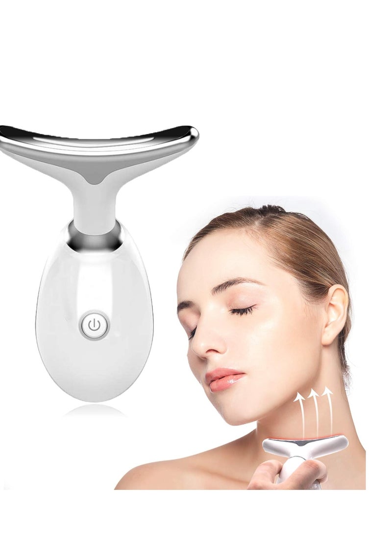 Ama Portable Neck and Face Massager, Tightening and Wrinkle Removal Device, Face and Neck Lifting Massager, Photon Therapy Anti-Wrinkle and Double Chin Remover - Image 2