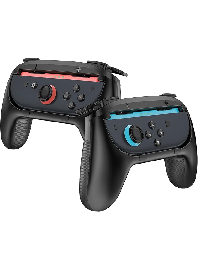 Procases 2 Pack Joy Con Controller Hand Grips For Nintendo Switch 2 2025 Released Wear Resistant Comfort Handles Holder For Joycon - Image 1