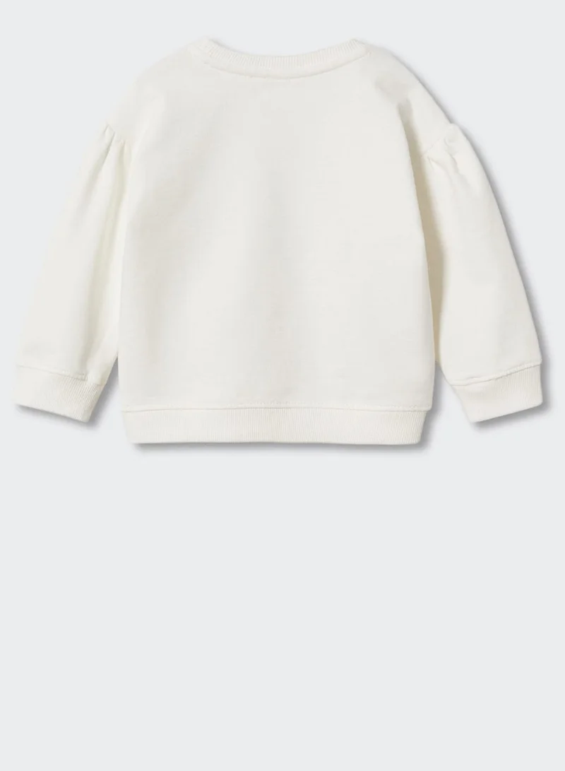 MANGO Infant Printed Sweatshirt