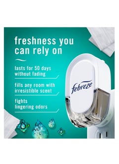 febreze Febreze Unstopables Odor-Fighting Plug Air Freshener, Fresh, (3) .87 fl. oz. Oil Refills  - Image 5