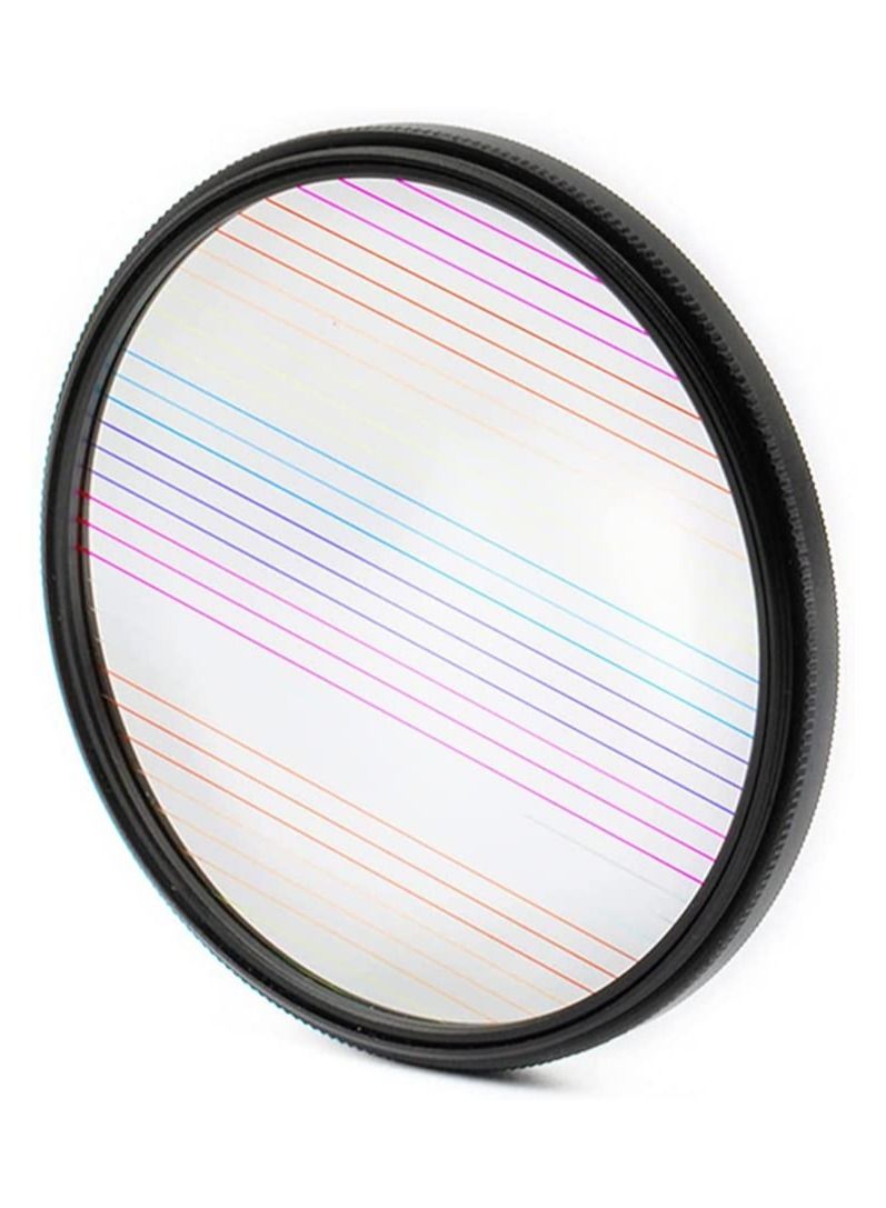 SYOSI 77MM Camera Len Filter Special Film Effect Camera Len Filter Accessories Camera Rainbow Glare Film Polarizer Widescreen Film Polarizer Len Filter for Professional Photography Lens Rainbow Glare  - Image 1