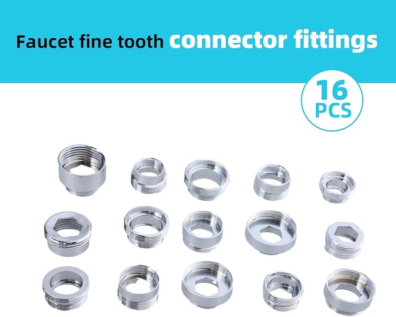 Stainless Steel Shower Head Connector Adapter Set For Bathroom Renovations - Image 4