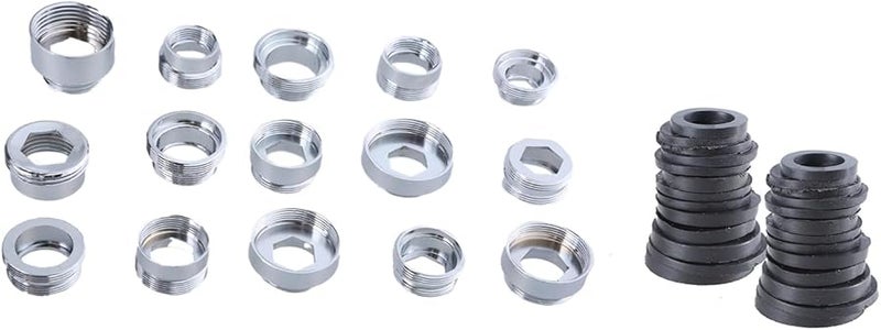 Stainless Steel Shower Head Connector Adapter Set For Bathroom Renovations - Image 2