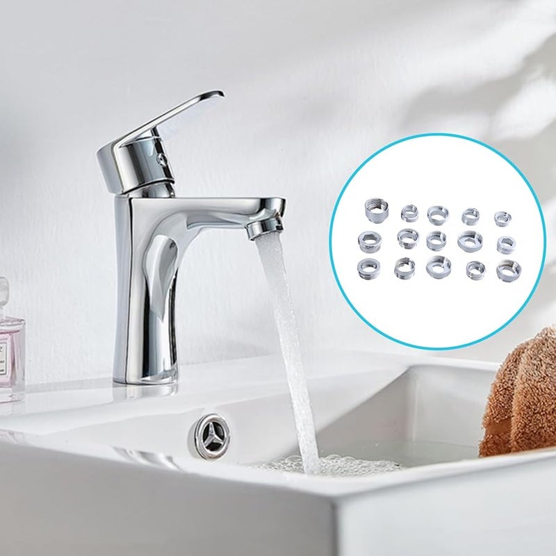 Stainless Steel Shower Head Connector Adapter Set For Bathroom Renovations - Image 3