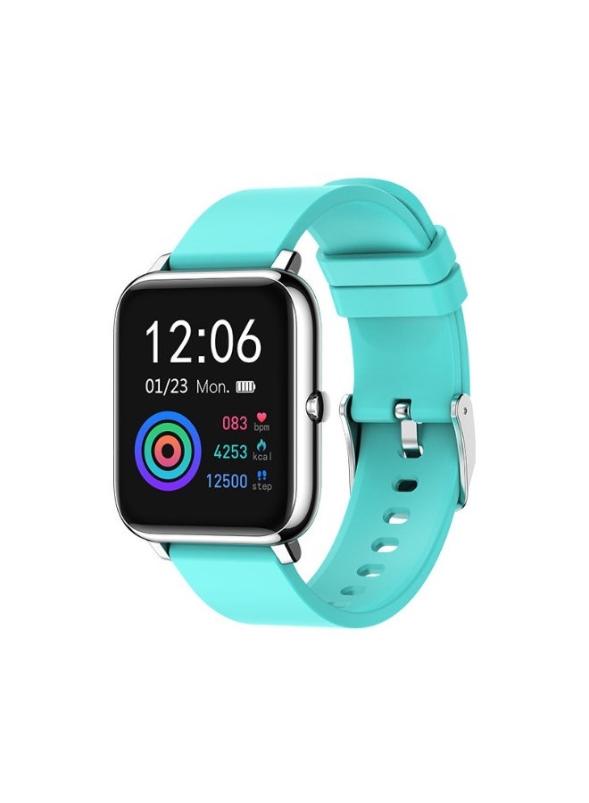 Bym Smartwatch for Adults, Square TFT Screen with Bluetooth Calling, Heart Rate & Blood Oxygen Monitor, Silicone Strap, Black/White/Pink - Image 4