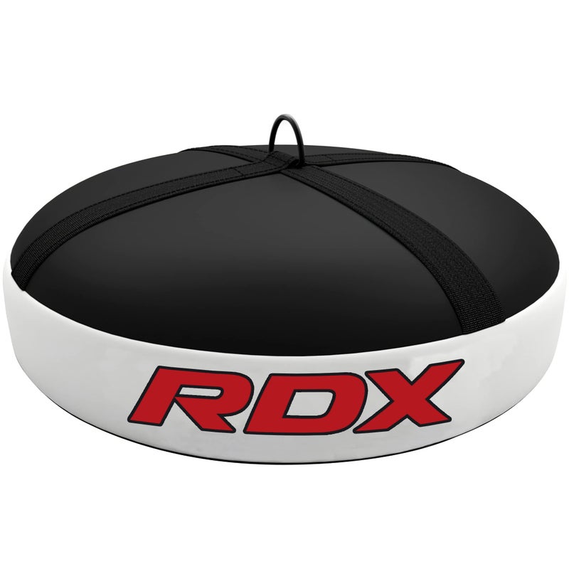 RDX Floor Anchor for Punch Bag Double end Speed Ball, Non Tear Maya Hide Leather, Heavy Duty D Ring, Easy Zipper Closure, Maximum Swing Reduction for Boxing MMA, Muay Thai, Kickboxing Training Bags - Image 1
