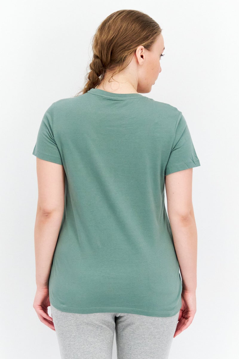 PUMA Women Sportswear Fit Short Sleeve Outdoor T-Shirt, Sage Green - Image 3